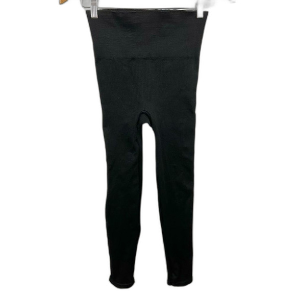 SPANX Black Look-At-Me Leggings Size Large - Picture 3 of 14